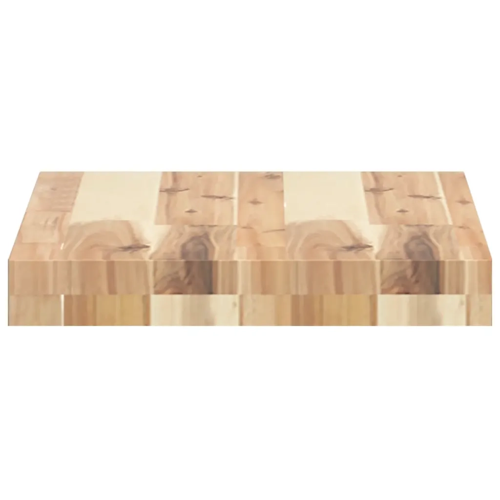Mensole da Parete 2 pz 60x30x4 cm Legno Acacia Non Trattato 3279448