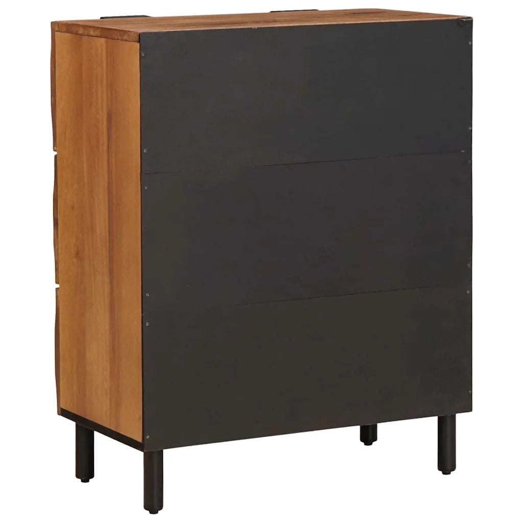 Credenza-Buffet-Armadio da cucina Finitura Marrone Acacia 60 x 33,5 x 75 cm 673660