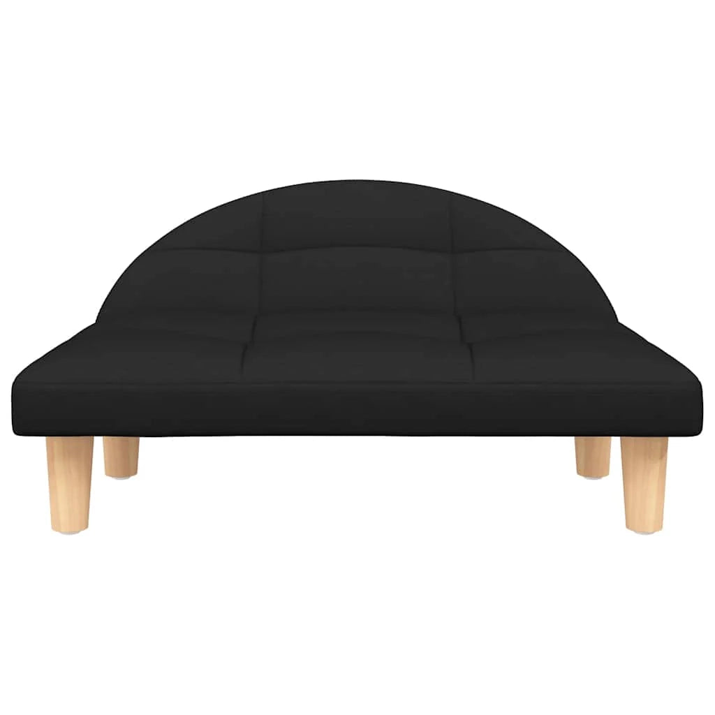 Cuccia per cani a forma di cesto comoda 70 x 52 x 30 cm tessuto nero 02_0042894