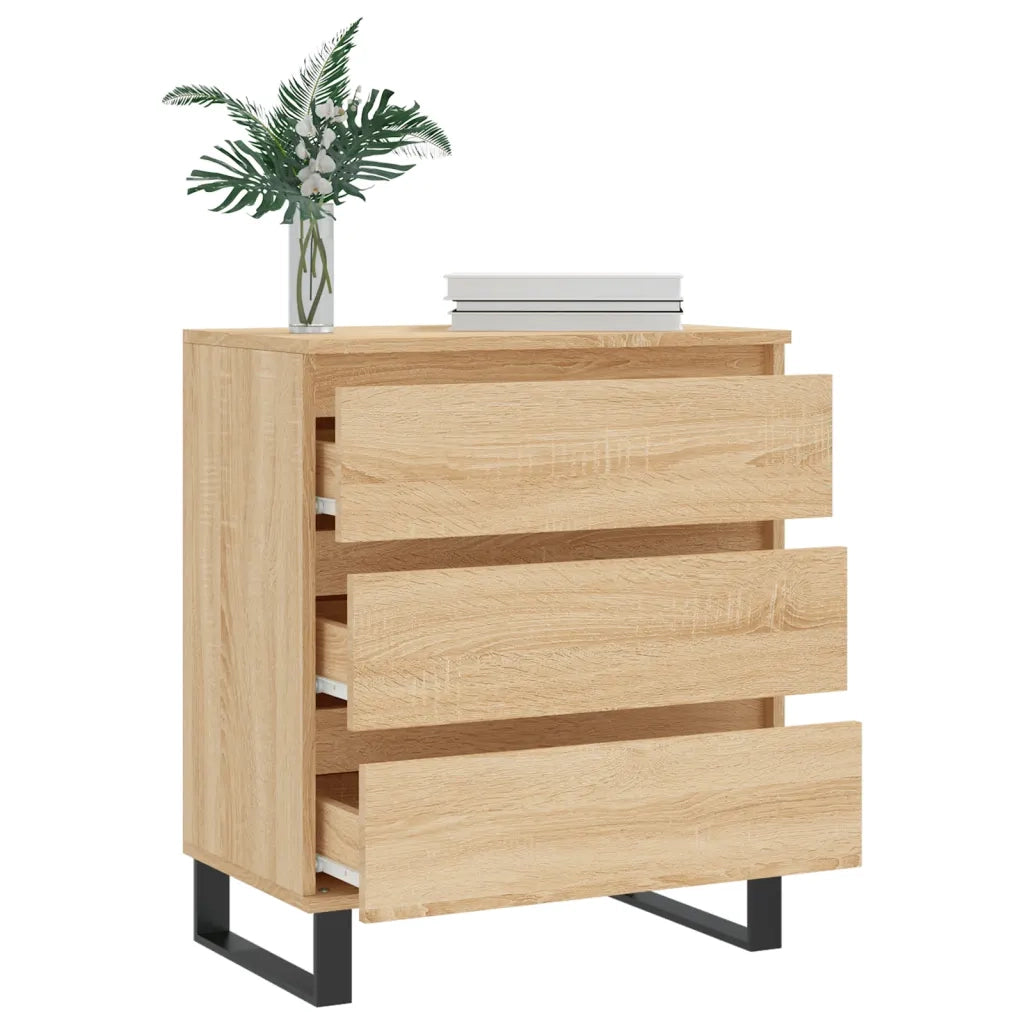 Credenza Rovere Sonoma 60x35x70 cm in Legno Multistrato 827191