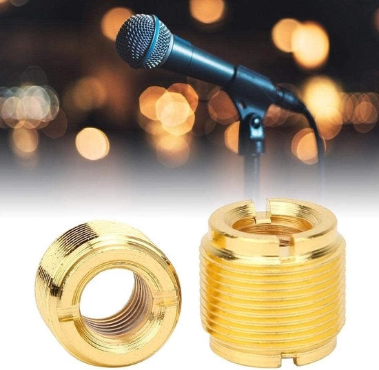 Adattatore per microfono a vite - Clip per microfono universale - Durevole e resistente - 5/8 pollici a 3/8 pollici - Adattatore a vite universale - Adatto per microfoni...