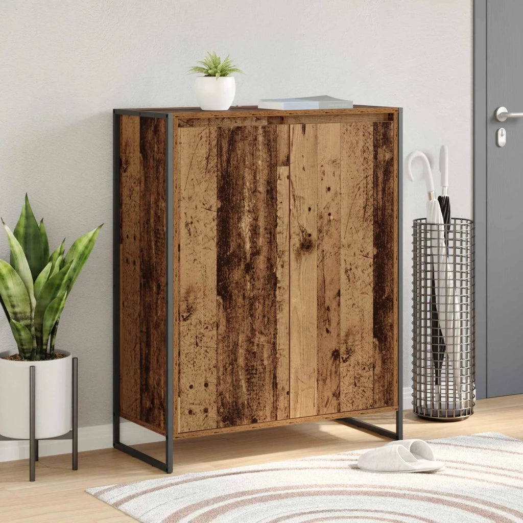 Mobile per scarpe con porta Legno vecchio 79 x 36 x 100 cm CFW8435729