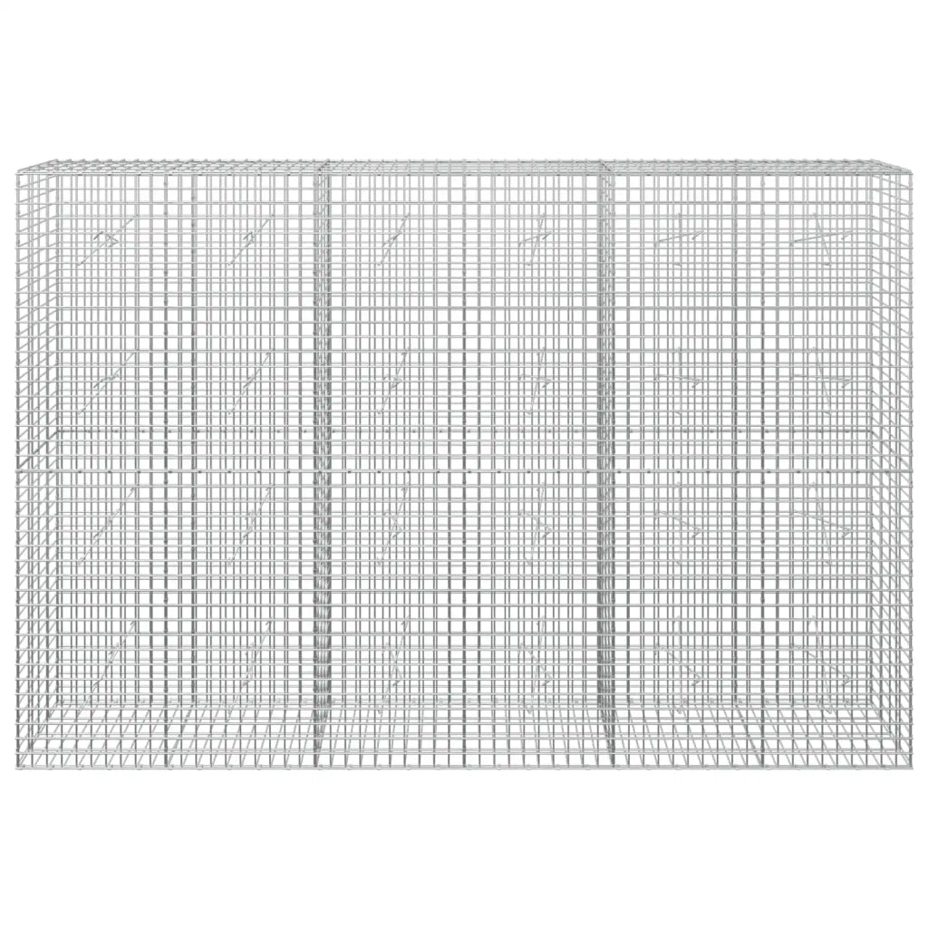 Gabione con filo da 5 mm e rete da 5x5 cm 300x20x200 cm 3464112