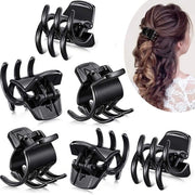 Accessori per capelli 12 pezzi - Clip per capelli medio grande - 1,3 pollici - Nero - Capelli stili - Spille per capelli