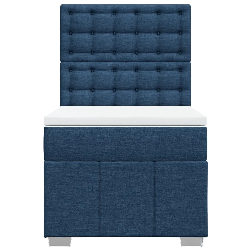 Giroletto a Molle con Materasso Blu 90x200 cm inTessuto 3291571