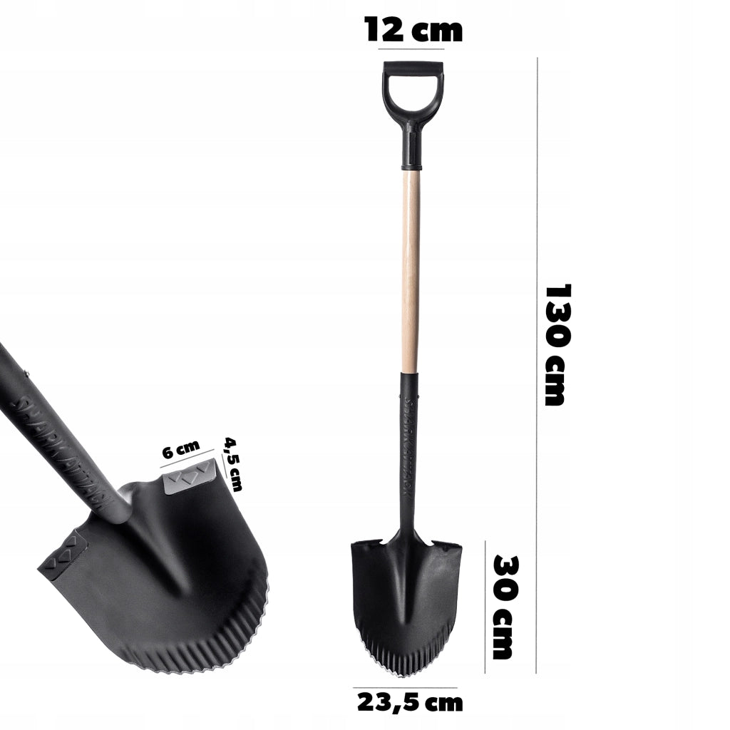 Pala KADAX Sharp da 132 cm per scavare in giardino con manico
