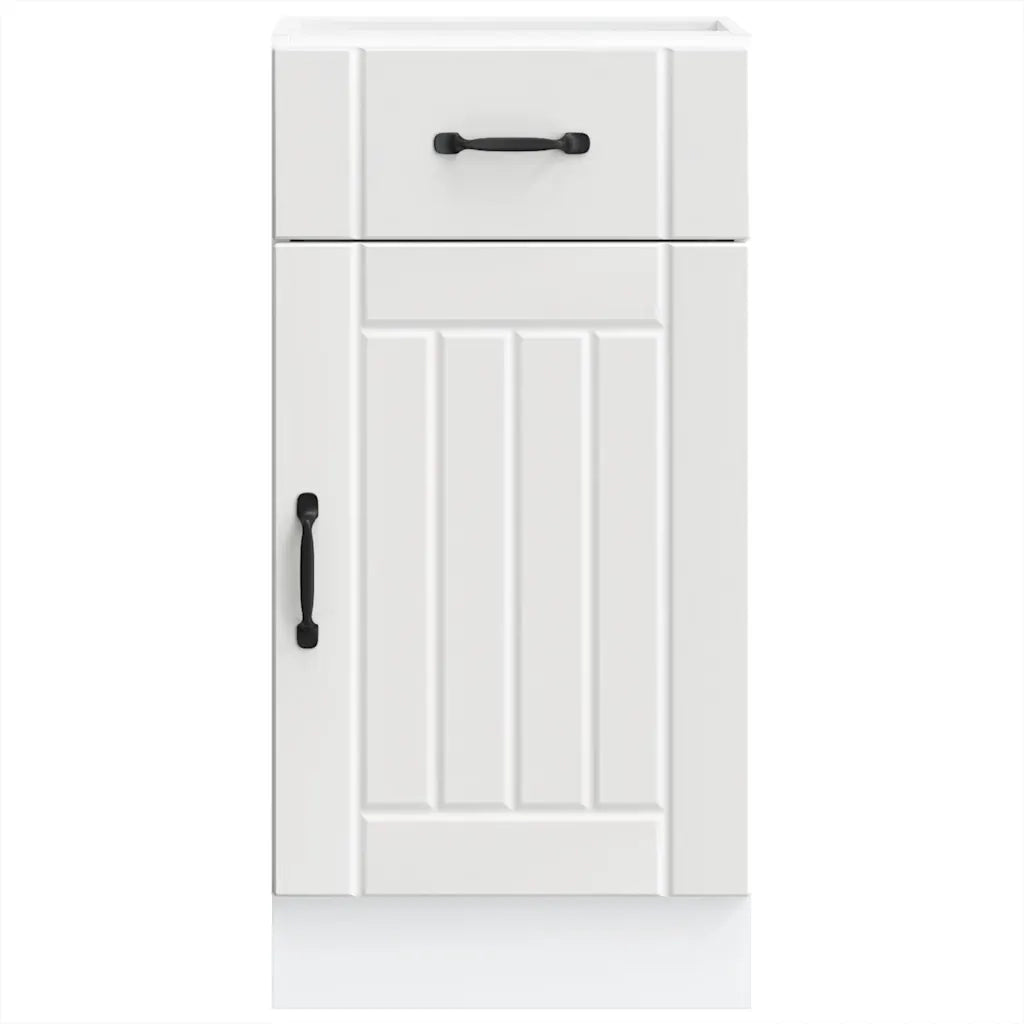 Base da Cucina Lucca Bianco in Legno Multistrato 853707