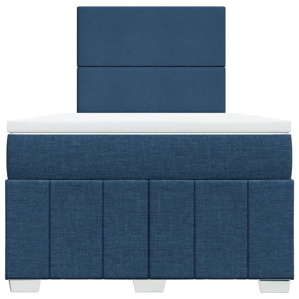 Giroletto a Molle con Materasso Blu 120x190 cm in Tessuto 3291606