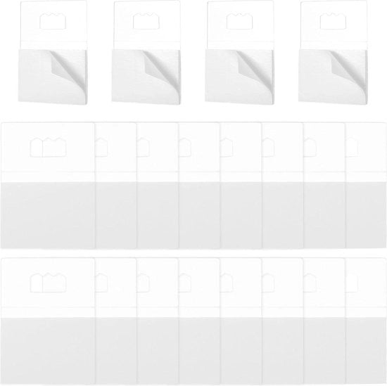 20 pezzi di chiodi da foto autoadesivi - chiodi per appendere foto e oggetti decorativi - bianco.