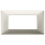 Vimar Plana placca 4 moduli colore nichel opaco 14654.21