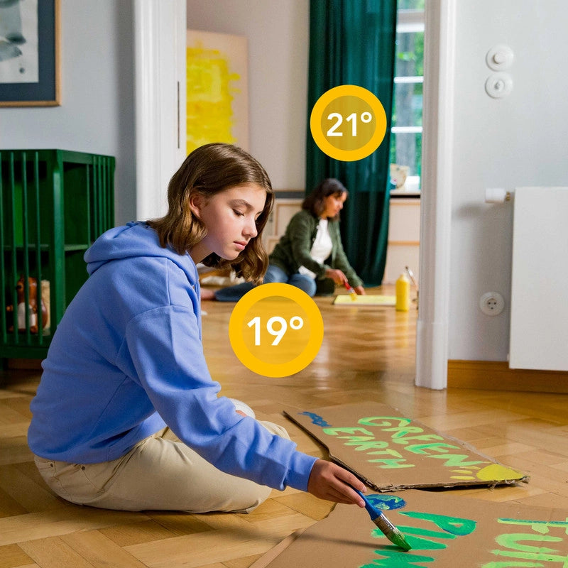 TADO¬∞ Valvola termostatica smart x4. Valvola aggiuntiva.  Controllo tramite app. Impianto centralizzato