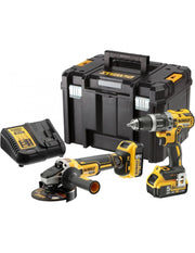 DeWALT Kit DCK2080P2T (DCG405 + DCD796 + 2 x 5,0 Ah + DCB115  + TSTAK VI)