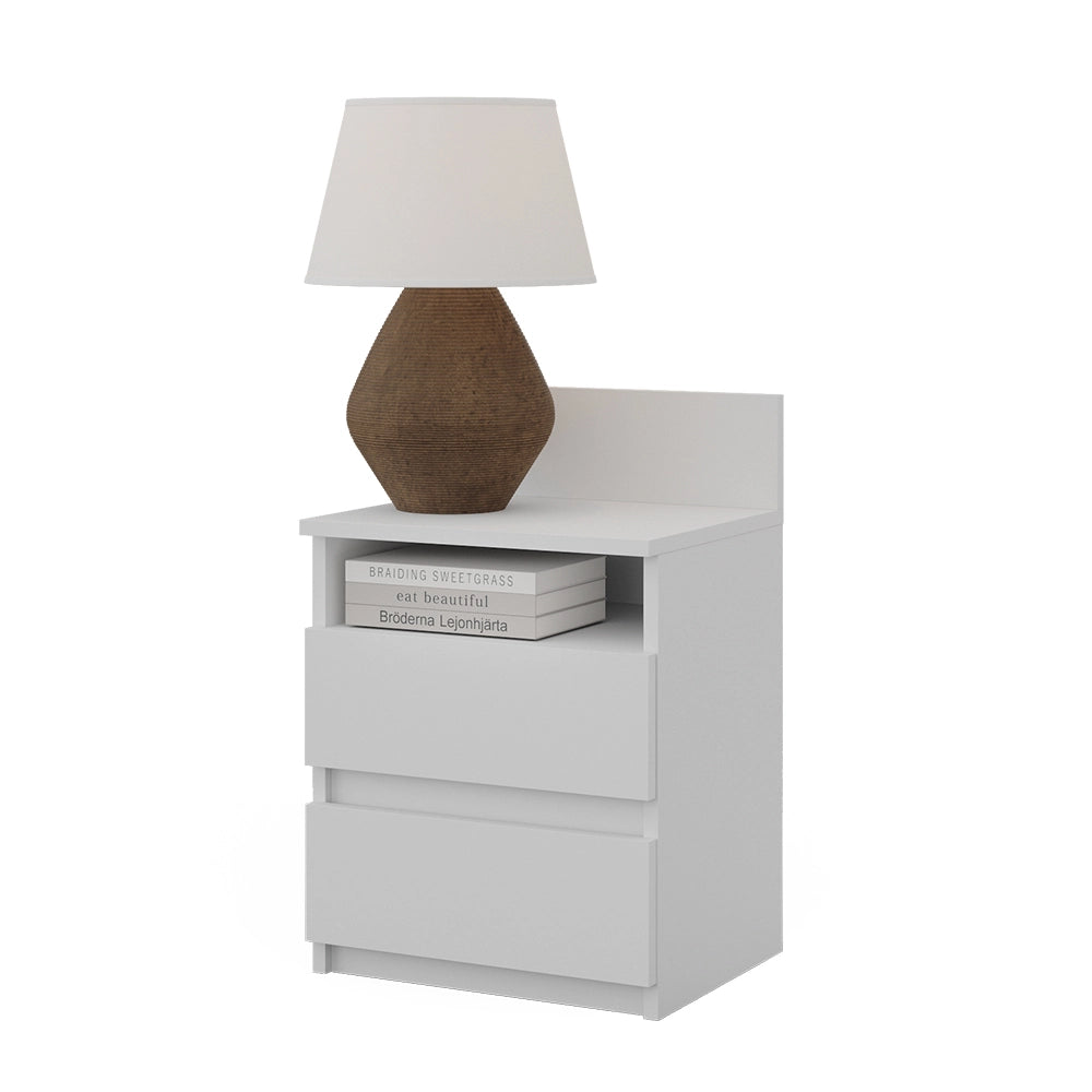 Vicco Comodino camera da letto Bianco 32.3 x 59.1 cm