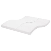 Materasso in Schiuma Bianco 200x220 cm 7 Zone Durezza 20 ILD