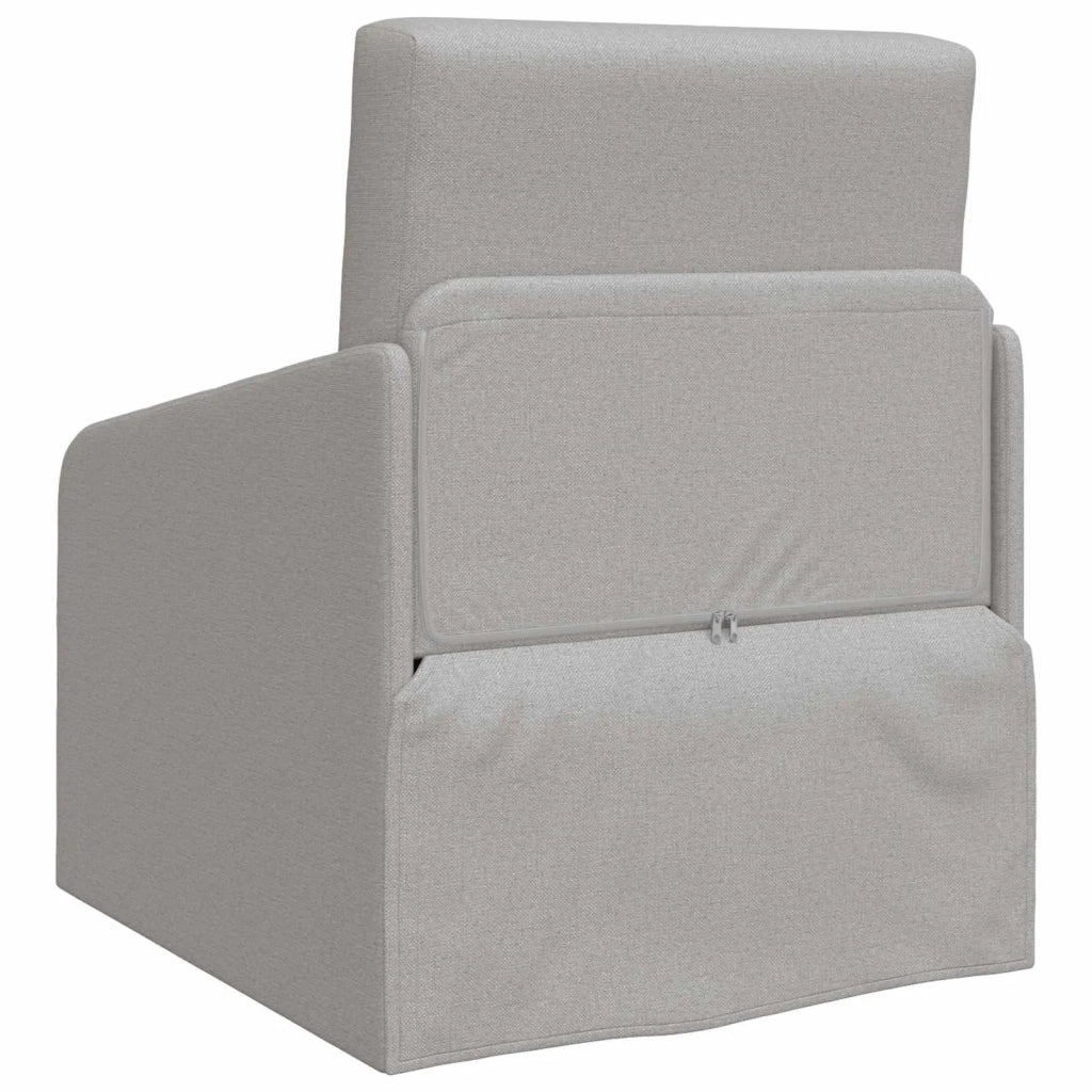 Divano letto-Sofa Letto-Daybed Grigio Nuvola 65 x 80 x 83 cm Tessuto