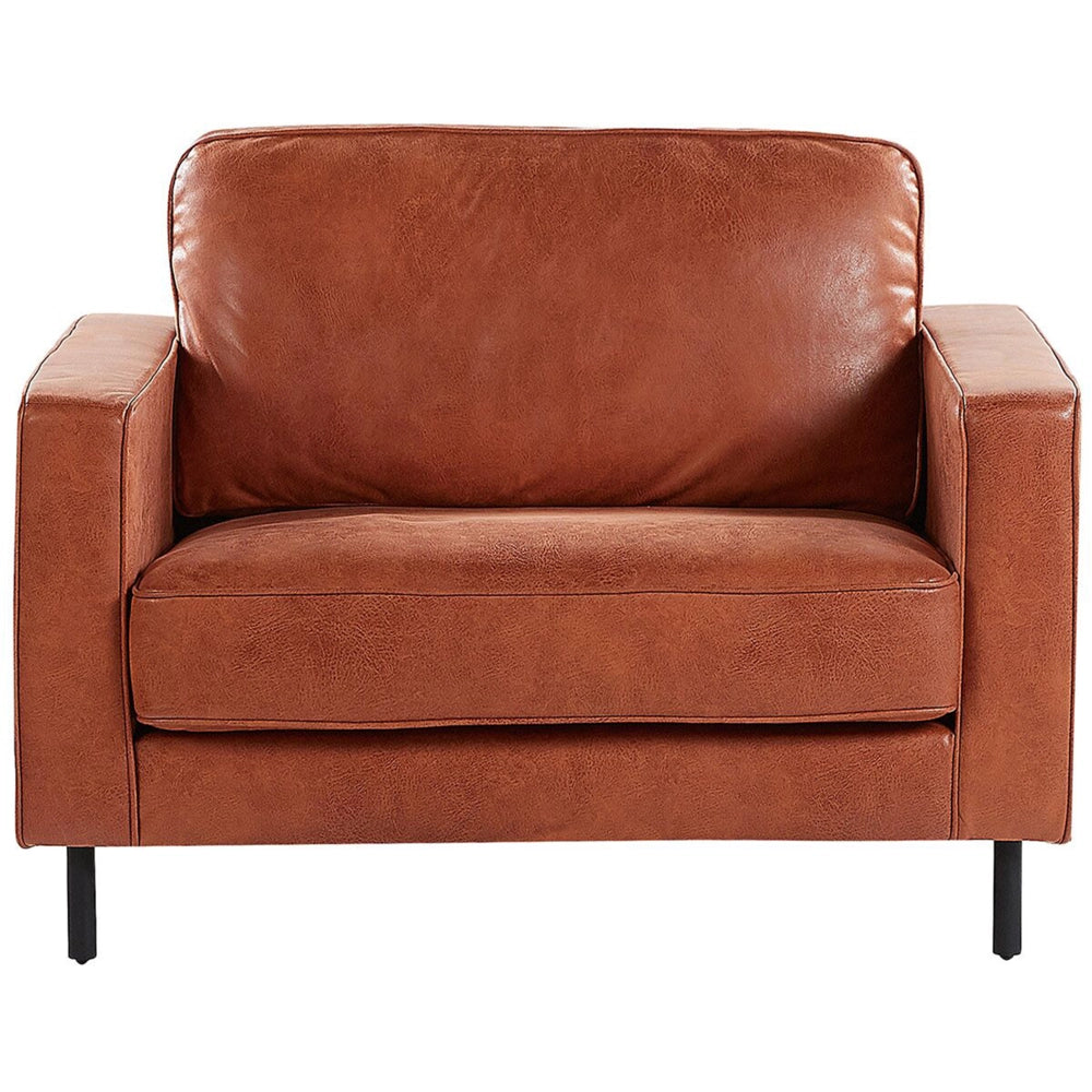 Set Divani Marrone Dorato Ecopelle Poliestere Divano A 3 Posti Poltrona Design Da Salotto Retrò
