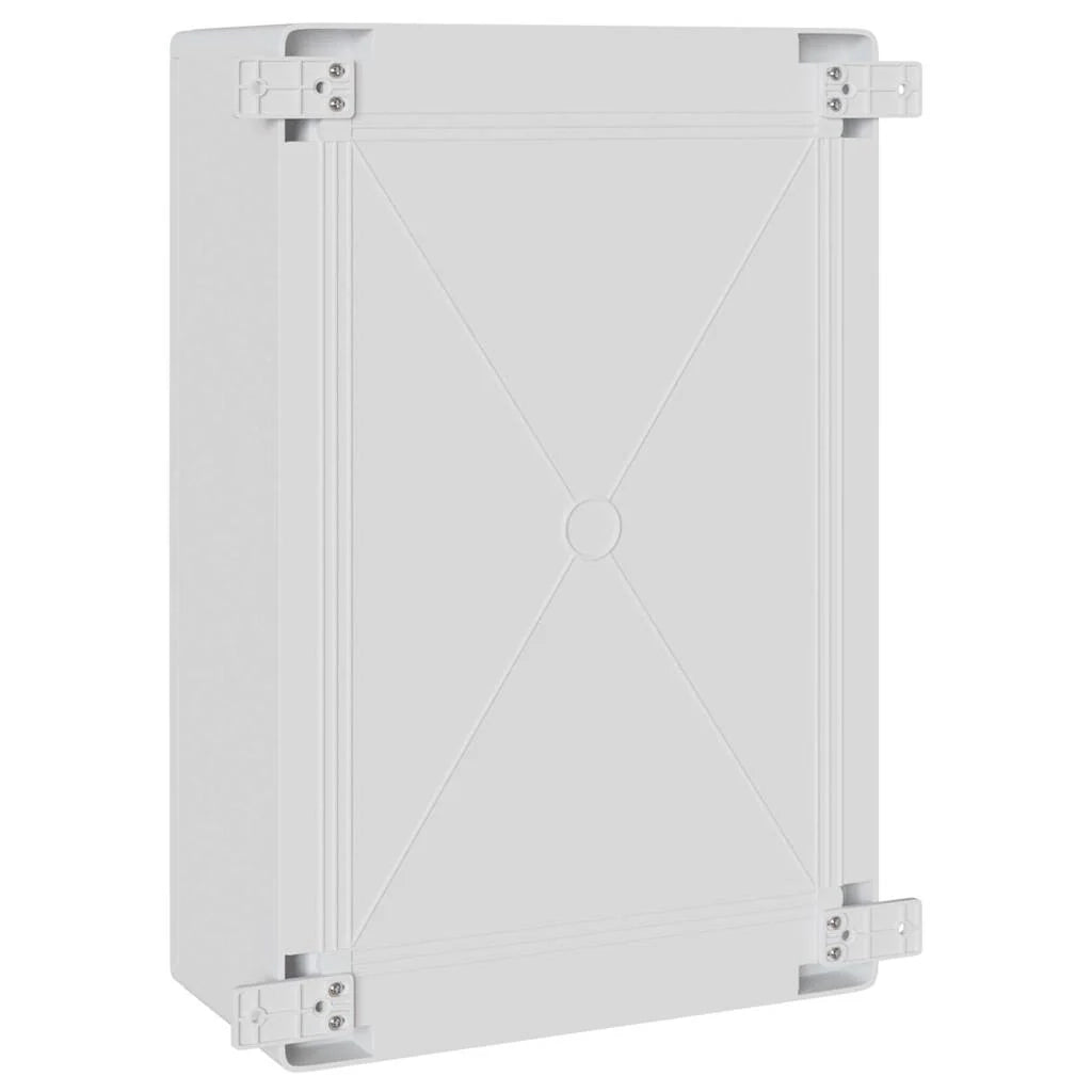 Armadio di controllo multiuso dal design moderno 47 x 20 x 60 cm in plastica grigia 02_0058202