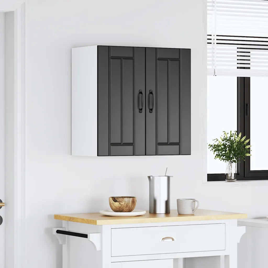 Pensile da Cucina Lucca Nero in Legno Multistrato