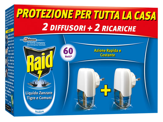 raid elettroemanatore + liquido 30 notti promo 2+2 cod:ferx.98201