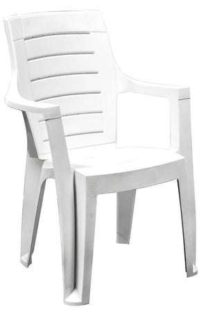 poltrona con braccioli 'cleopatra' bianca 60x56 h 89 cm cod:ferx.98202