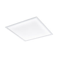 Plafoniera Moderna Salobrena-A Alluminio Bianco Luce Led Integrato 30W Ip20