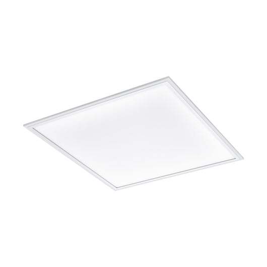 Plafoniera Moderna Salobrena-A Alluminio Bianco Luce Led Integrato 30W Ip20