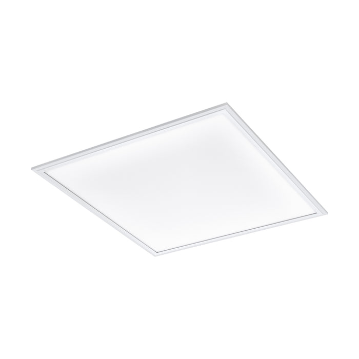 Plafoniera Moderna Salobrena-A Alluminio Bianco Luce Led Integrato 30W Ip20