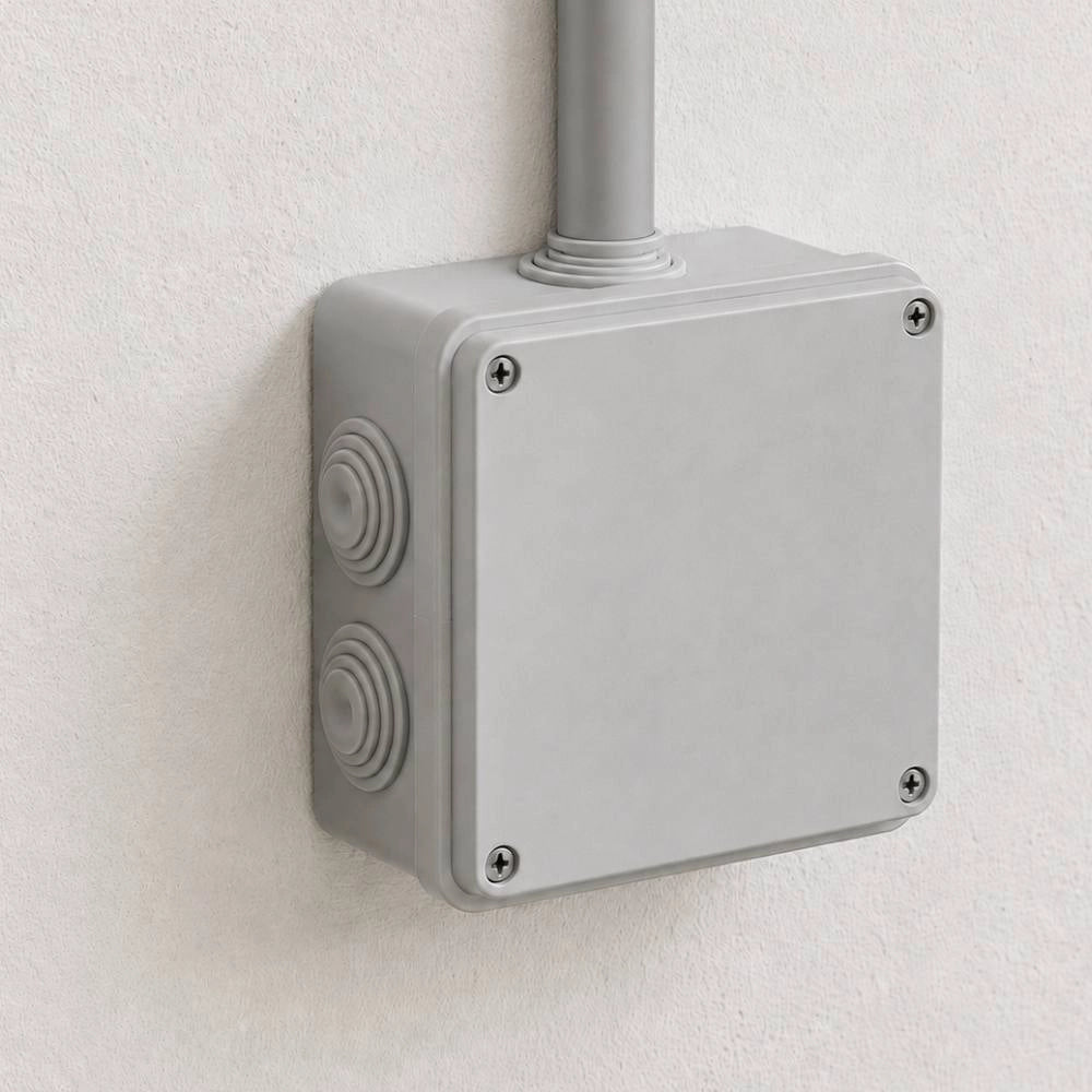 Cassetta di derivazione stagna per impianti elettrici *** dimensioni 100 x 100 x 50 millimetri, confezione 1