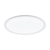 Plafoniera Moderna Sarsina-A Alluminio Bianco Luce Led Integrato 21,5W