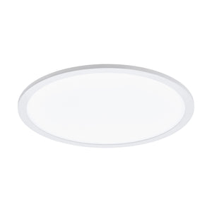 Plafoniera Moderna Sarsina-A Alluminio Bianco Luce Led Integrato 21,5W