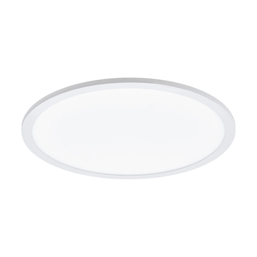Plafoniera Moderna Sarsina-A Alluminio Bianco Luce Led Integrato 21,5W