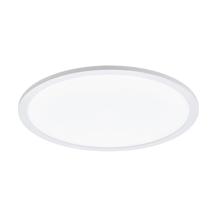 Plafoniera Moderna Sarsina-A Alluminio Bianco Luce Led Integrato 21,5W
