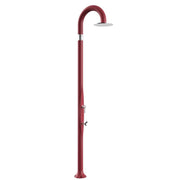 Doccia Tradizionale In Resina Funny Yin Con Miscelatore E Lavapiedi Colore Rosso Cv-T325/3027