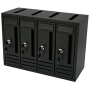 CASSETTA POSTALE COMPO 4 42X18X30 CM ANTRACITE- 1,0 pz