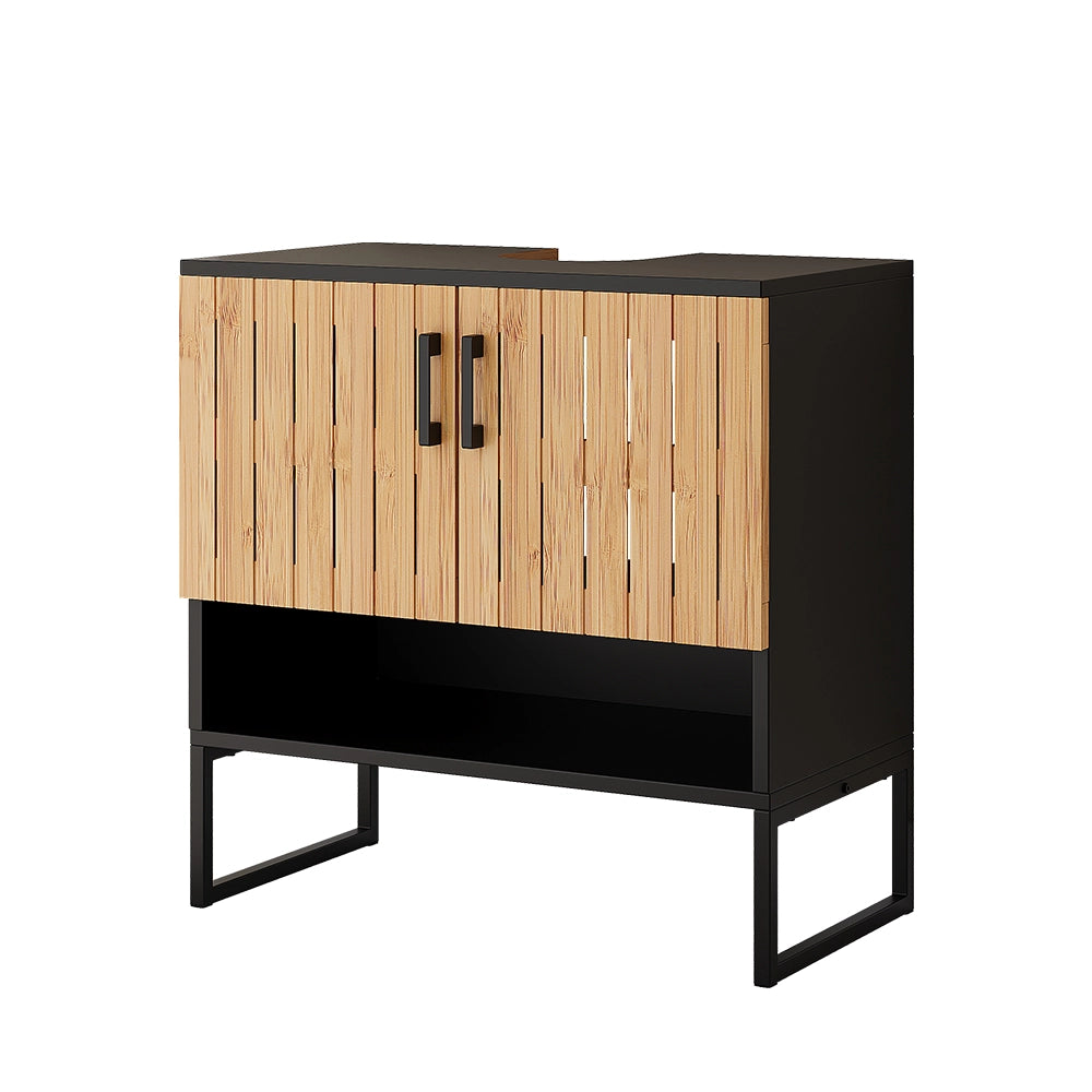 Vicco Mobiletto per lavabo Bambù 60 x 65.5 cm