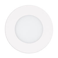 Faretto Ad Incasso Moderno Fueva A Alluminio Bianco Led Integrato 5W 2700 6500K