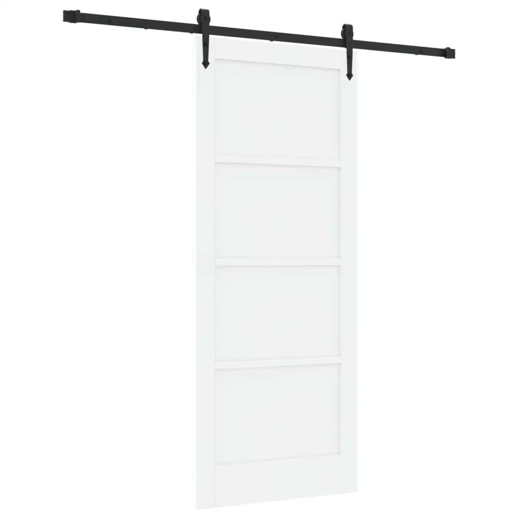 Porta scorrevole ORKDAL Bianco e Nero 83 x 202 cm