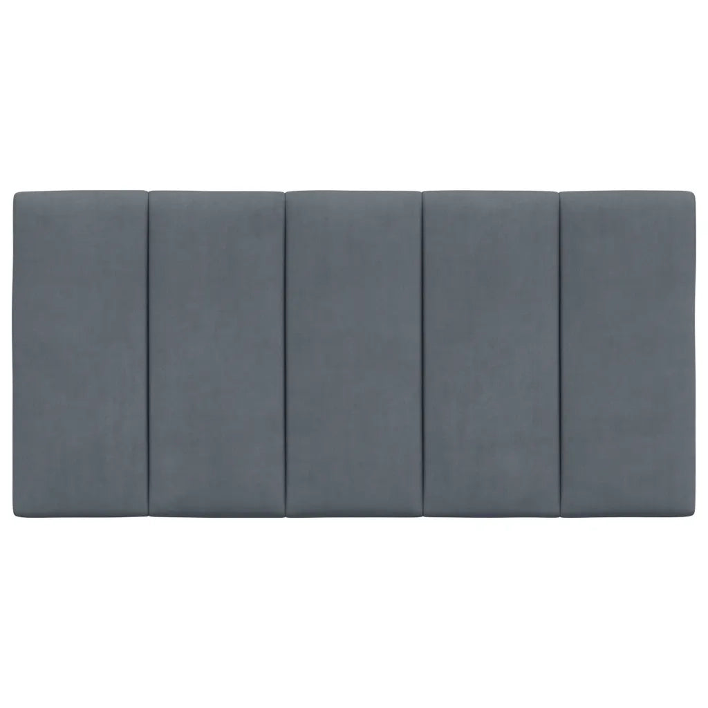 Cuscino Testiera Hanko Grigio Scuro 100 cm in Velluto 374656