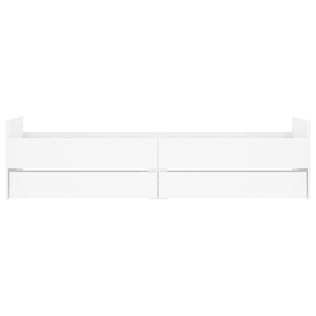 Giroletto con Cassetti-Struttura Letto con contenitore Bianco 90x190 cm 358981