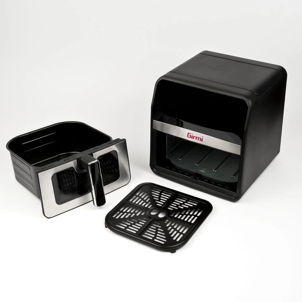 GIRMI FRIGGITRICE AD ARIA "ECOFRIT 6,5L" 8 PROGRAMMI 1700 WLUCE INTERNA VASSOIO ANTIADERENTE FG85 DISPLAY DIGITALE