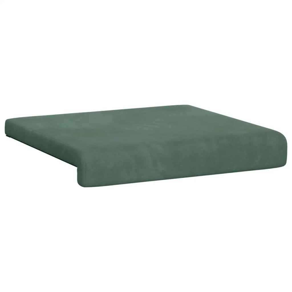 Cuscino per panchina 4 pcs Velluto Verde Mare Profondità 35 cm 42043109