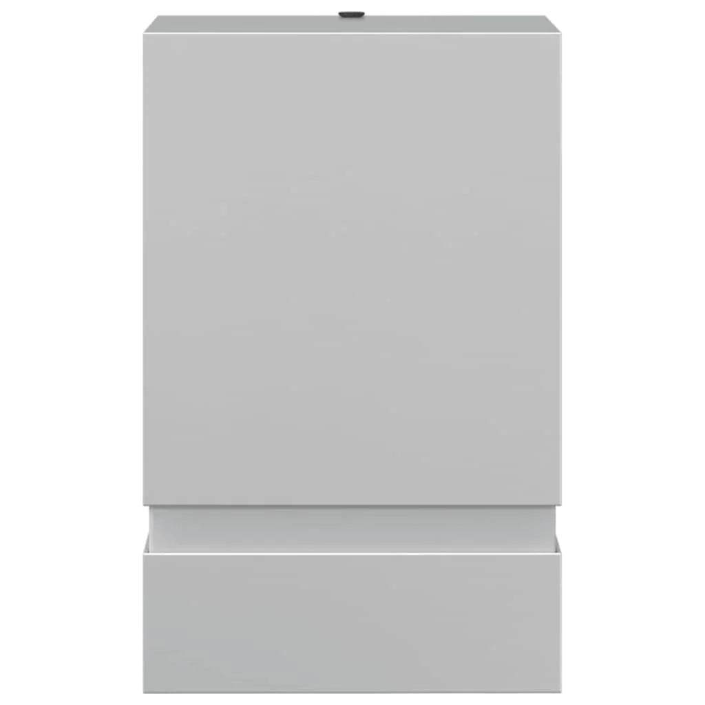 Applique da esterno IP44 9,5 x 7,5 x 15 cm acciaio inox argento 02_0056632
