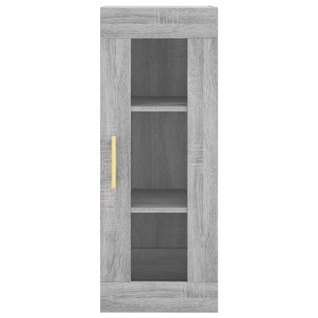 Credenza Grigio Sonoma 34,5x34x180 cm in Legno Multistrato 3199423