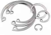 Assortimento di circlips C (10 pezzi) - Bevande per fissaggio - Circlip - C-Clips - Fissaggi esterni - Borghi roventi in acciaio inossidabile
