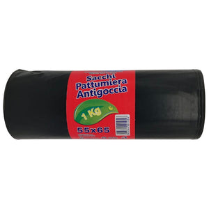 sacchi nettezza urbana in rotolo 55x70 nero (gr 800 ca) cod:ferx.98238