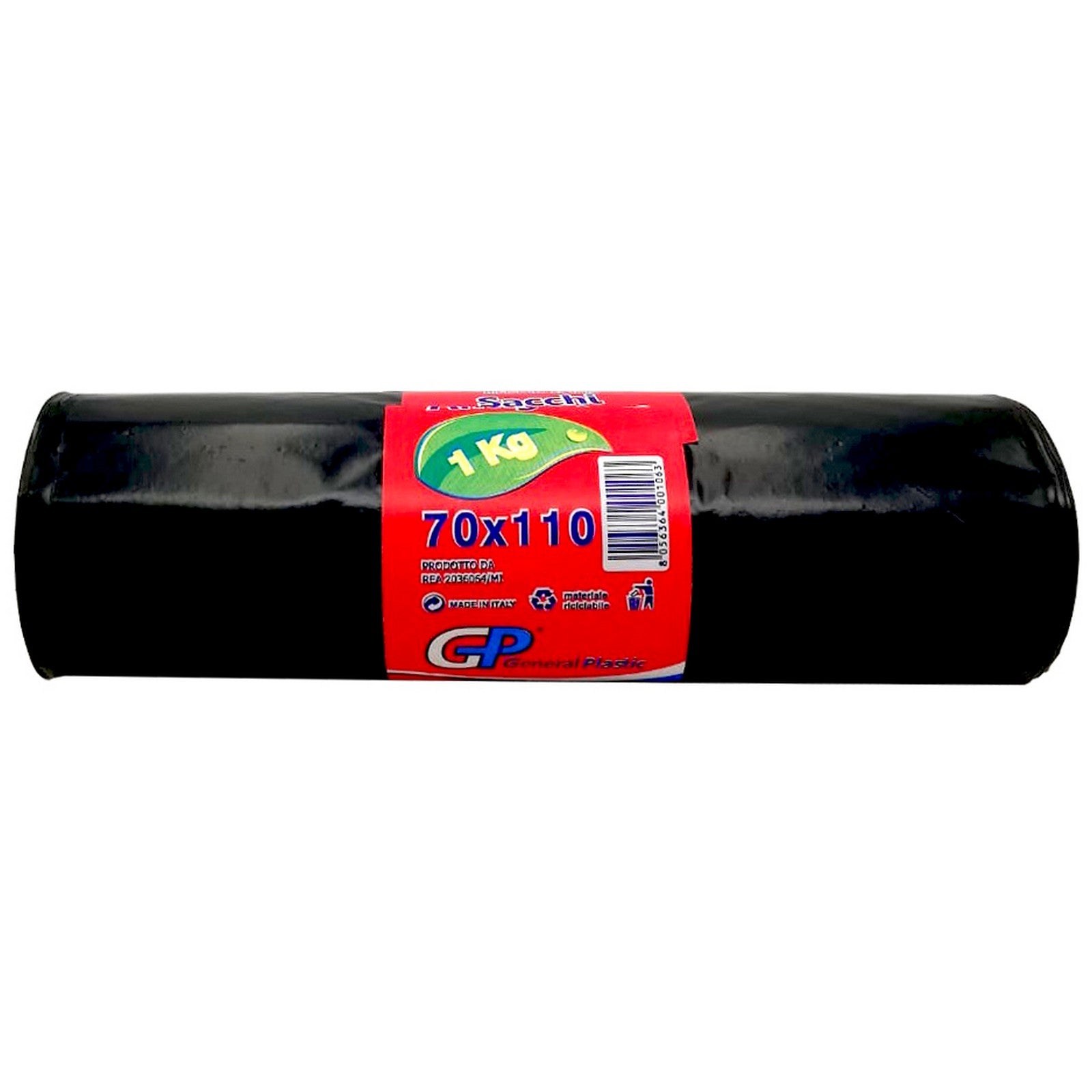 sacchi nettezza urbana in rotolo 70x110 nero (gr. 800 ca) cod:ferx.98239