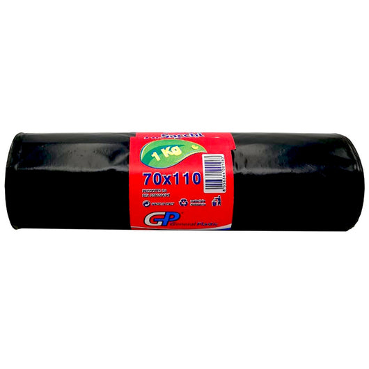 sacchi nettezza urbana in rotolo 70x110 nero (gr. 800 ca) cod:ferx.98239