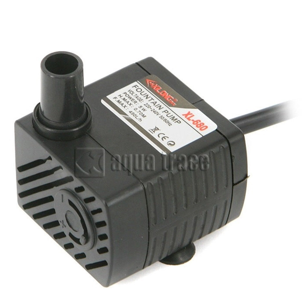 Trade Shop - Pompa Acquario Fontane Multi Funzione Xl-680 5w 450l/h 220v/50hz -