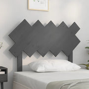 Testiera per Letto Bianca 104x3x80,5 cm Legno Massello di Pino 819207