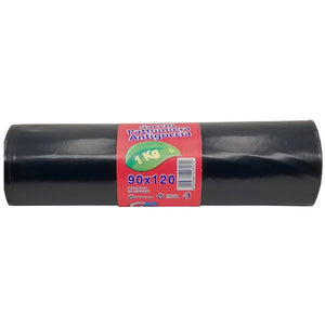 sacchi nettezza urbana in rotolo 90x120 nero (gr. 800 ca) cod:ferx.98240